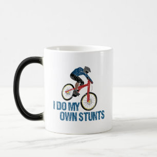 Ik doe mijn eigen Stunts Mountain Biker Vintage Magische Mok