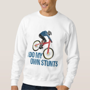 Ik doe mijn eigen Stunts Mountain Biker Vintage Trui