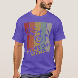 Ik Doe Mijn Eigen Stunts Mountainbike Grappige Fie T-shirt