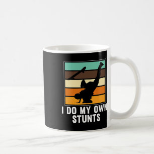 Ik Doe Mijn Eigen Stunts Skateboarder Skateboarden Koffiemok