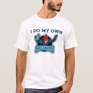 Ik Doe Mijn Eigen Stunts Skydiving Grappig T-shirt