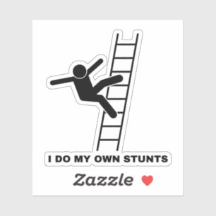 Ik doe mijn eigen stunts sticker