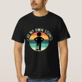 ik doe mijn eigen stunts t-shirt (Voorkant)