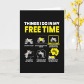 Ik doe mijn gratis motorfietser kaart (Gele Bloem)