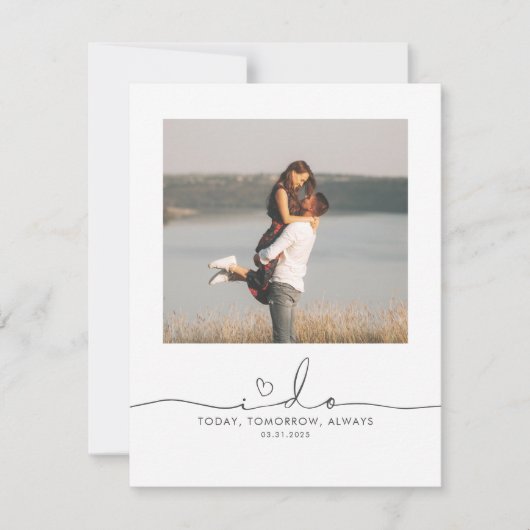 Ik doe mijn Groom Wedding Morning Message (Voorkant)