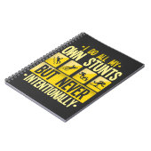 Ik doe m'n eigen Humor met 'Stunts Accident Clumsy Notitieboek (Linkerzijde)