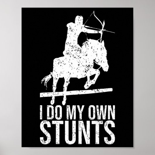 Ik doe m'n eigen Shirt-gemonteerde boogschutter Poster (Voorkant)