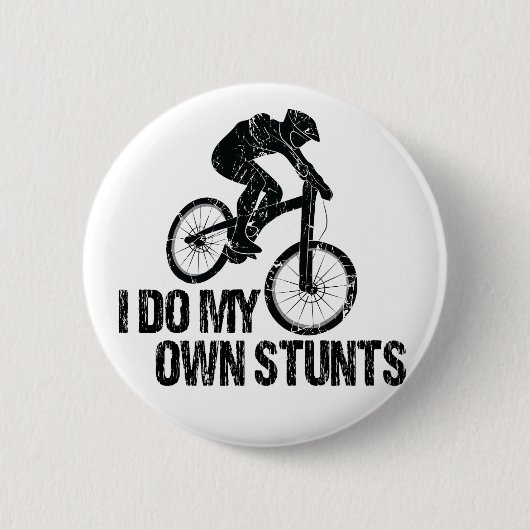 Ik doe m'n eigen steegjes op de heuvel ronde button 5,7 cm (Voorkant)