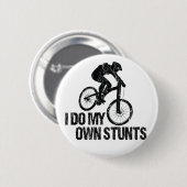 Ik doe m'n eigen steegjes op de heuvel ronde button 5,7 cm (Voorkant /achterkant)