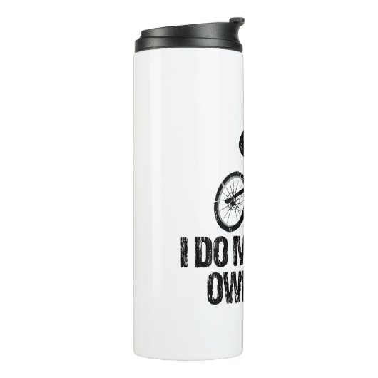 Ik doe m'n eigen steegjes op de heuvel thermosbeker (Gedraaid links)