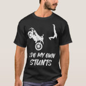 Ik doe m'n eigen stunts, schimmelaar, vuilnisbak, t-shirt (Voorkant)
