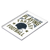 Ik doe m'n schouder aan het spelen met Fantasy Foo Notitieboek (Linkerzijde)