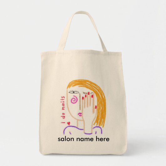 Ik doe Nails Tote Bag (Voorkant)
