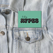 "Ik doe NFPEs" Lichtgroene knop Button (Insitu)