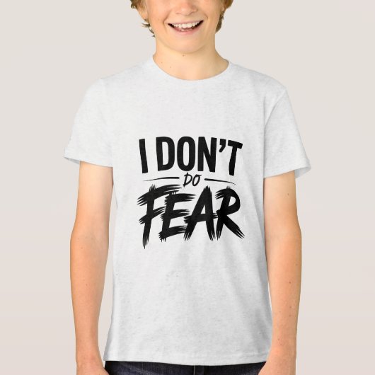 Ik Doe Niet Aan Angst T-shirt (Voorkant)