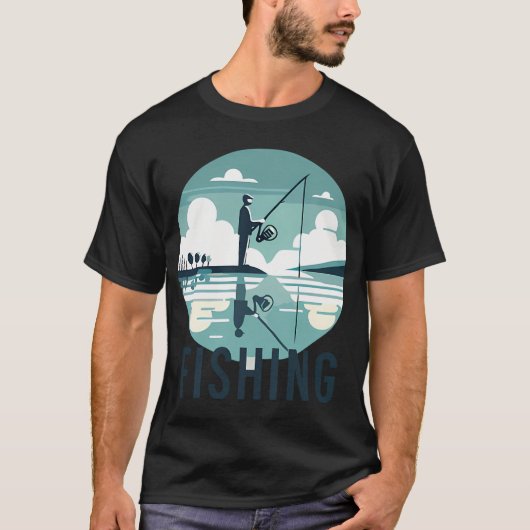 Ik doe niet lui, ik vis t-shirt (Voorkant)