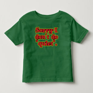 Ik doe niet stil kinder shirts