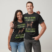 Ik doe niets Bloodhound 01 T-shirt (Unisex)