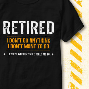 Ik Doe Niets Humor Grappige Spreuk Gepensioneerd T-shirt