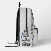 Ik doe nog steeds het schrijfplezier Auteur Logo Bedrukte Rugzak (Links)