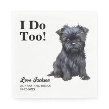 Ik doe ook Affen Pinscher bruiloft receptie