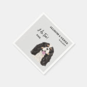 Ik doe ook hond aangepaste portretten Spaniels bru Servet (Hoek)