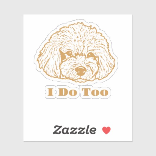 Ik doe ook op maat gesneden vinyl Sticker (Vel)