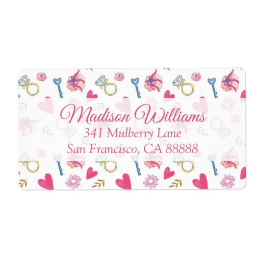 Ik doe Patroon II Etiket (Voorkant)