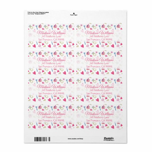 Ik doe Patroon II Etiket (Full Sheet)