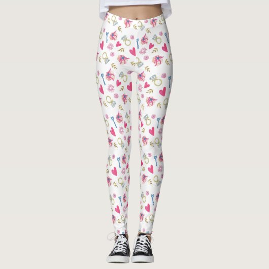 Ik doe Patroon II Leggings (Voorkant)