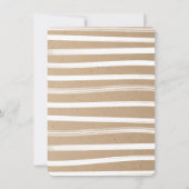 Ik doe Pizza & Brews Rehearsal Dinner Invitation Kaart (Achterkant)