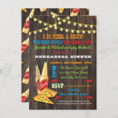 Ik doe Pizza en Brew repetities Kaart (Voorkant / Achterkant)