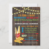 Ik doe Pizza en Brew repetities Kaart (Voorkant)