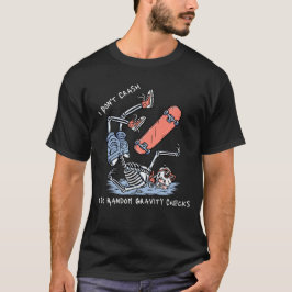 Ik doe random gravity checks Funny pilot Gezegde T-shirt