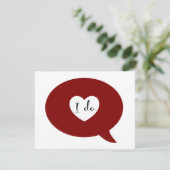 Ik Doe Spraakballon Kaart (Staand voorkant)