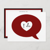 Ik Doe Spraakballon Kaart (Voorkant / Achterkant)