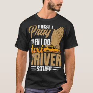 Ik doe taxi chauffeur dingen grappige taxi rijden  t-shirt