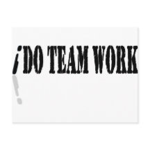 Ik doe teamwork