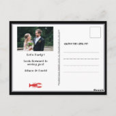 Ik doe trouwfoto crawfish kookfeest uitnodiging (Achterkant)