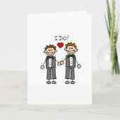 Ik doe Twee bruidegoms Kaart (Voorkant)