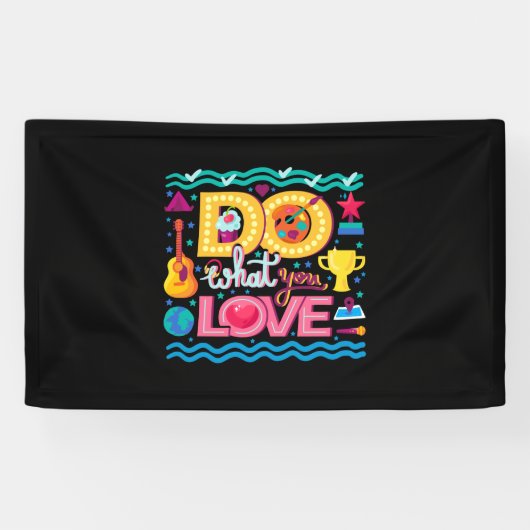 Ik doe waar ik van hou spandoek (Horizontaal)