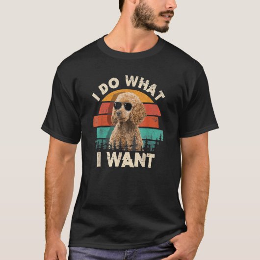 Ik doe wat ik de standaard  wieg wil t-shirt (Voorkant)