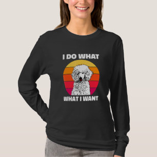 Ik doe wat ik  Retro-standaardpoel wil T-shirt