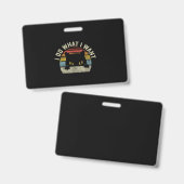 Ik doe wat ik wil badge (Voor- en achterkant)