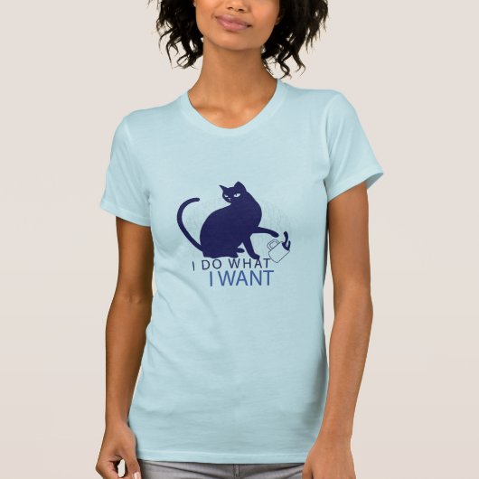 Ik doe wat ik wil Cat T-shirt (Voorkant)