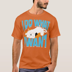 Ik doe wat ik wil dat Cat Lover Gift T-shirt