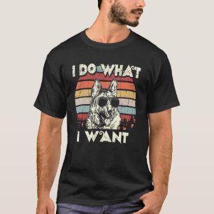 Ik doe wat ik wil dat de witte schapenhouderij t-shirt