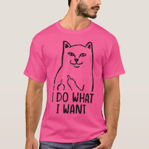 Ik doe wat ik wil dat Funny Kitten Cat Lover T-shirt