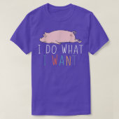 Ik doe wat ik wil... dat ik grappig ben... t-shirt (Design voorkant)