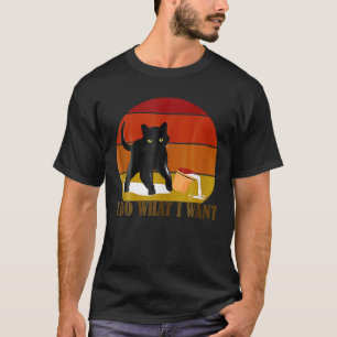 Ik doe wat ik wil dat kattekopsterd t-shirt